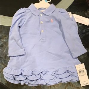 Ralph Lauren baby girl polo small horse dress